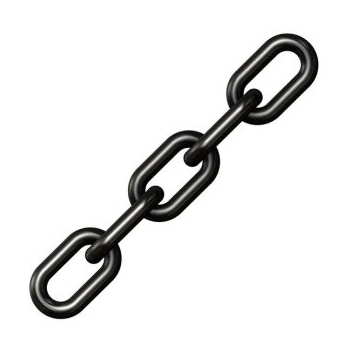 Grade 80 alloy steel black 6mm lifting chain